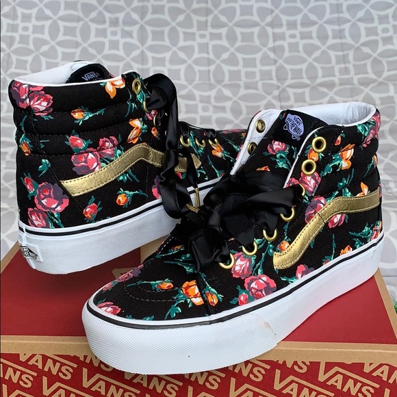 VANS SK8-Hi PLATFORM 2 Oversized Lace Floral/Tr M - Picture 11 of 16